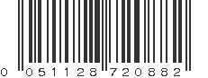 UPC 051128720882