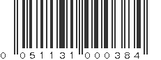 UPC 051131000384