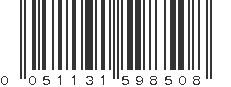 UPC 051131598508