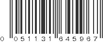 UPC 051131645967