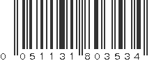 UPC 051131803534