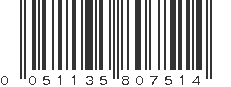 UPC 051135807514