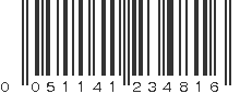 UPC 051141234816