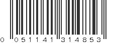 UPC 051141314853