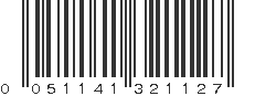 UPC 051141321127