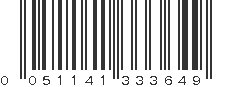 UPC 051141333649