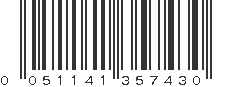 UPC 051141357430