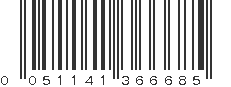 UPC 051141366685