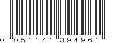 UPC 051141394961