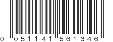 UPC 051141561646