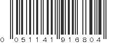 UPC 051141916804