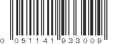 UPC 051141933009