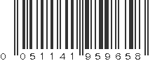 UPC 051141959658