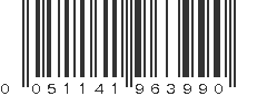 UPC 051141963990