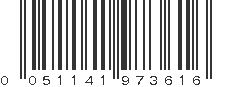 UPC 051141973616