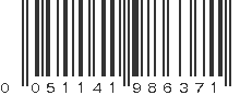 UPC 051141986371