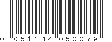 UPC 051144050079