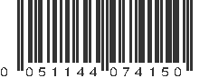 UPC 051144074150