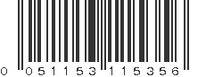 UPC 051153115356