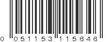 UPC 051153115646