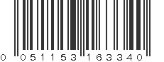 UPC 051153163340