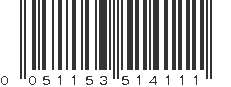 UPC 051153514111