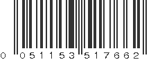 UPC 051153517662