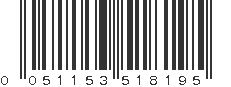 UPC 051153518195