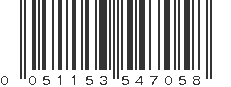 UPC 051153547058