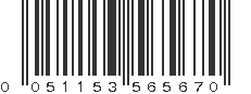 UPC 051153565670