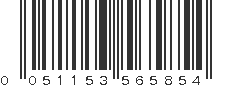 UPC 051153565854