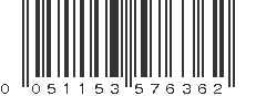 UPC 051153576362