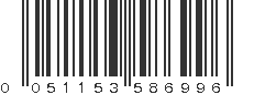 UPC 051153586996