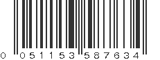 UPC 051153587634