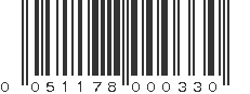 UPC 051178000330