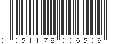 UPC 051178006509