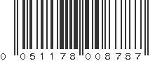 UPC 051178008787