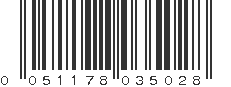 UPC 051178035028