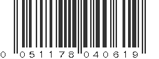 UPC 051178040619