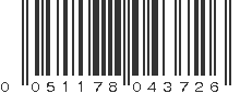 UPC 051178043726