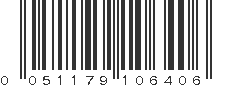 UPC 051179106406