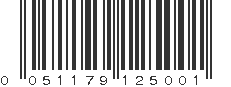 UPC 051179125001