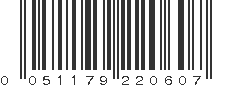 UPC 051179220607