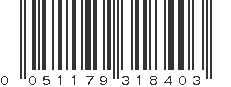 UPC 051179318403