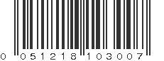 UPC 051218103007