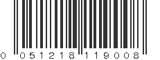 UPC 051218119008