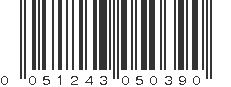 UPC 051243050390