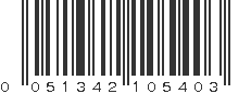 UPC 051342105403