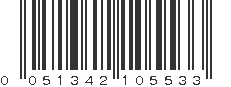 UPC 051342105533