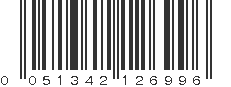 UPC 051342126996